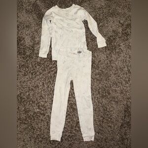 GAP Kids Disney Mickey & Minnie Print White Pajama Set